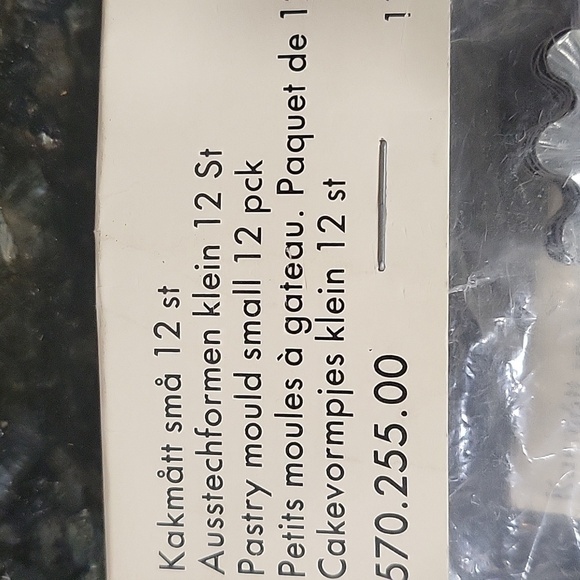 NWT 24 (2 Packs of 12) IKEA Small Pastry Molds - Picture 3 of 5